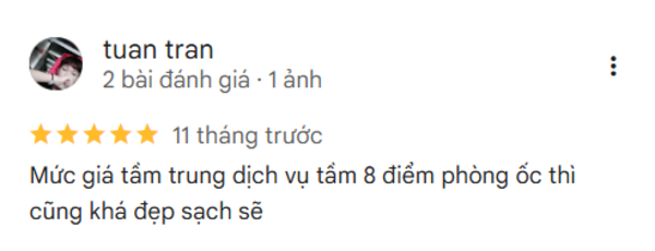 Đánh giá của khách hàng đã trải nghiệm dịch vụ tại Oasis Massage