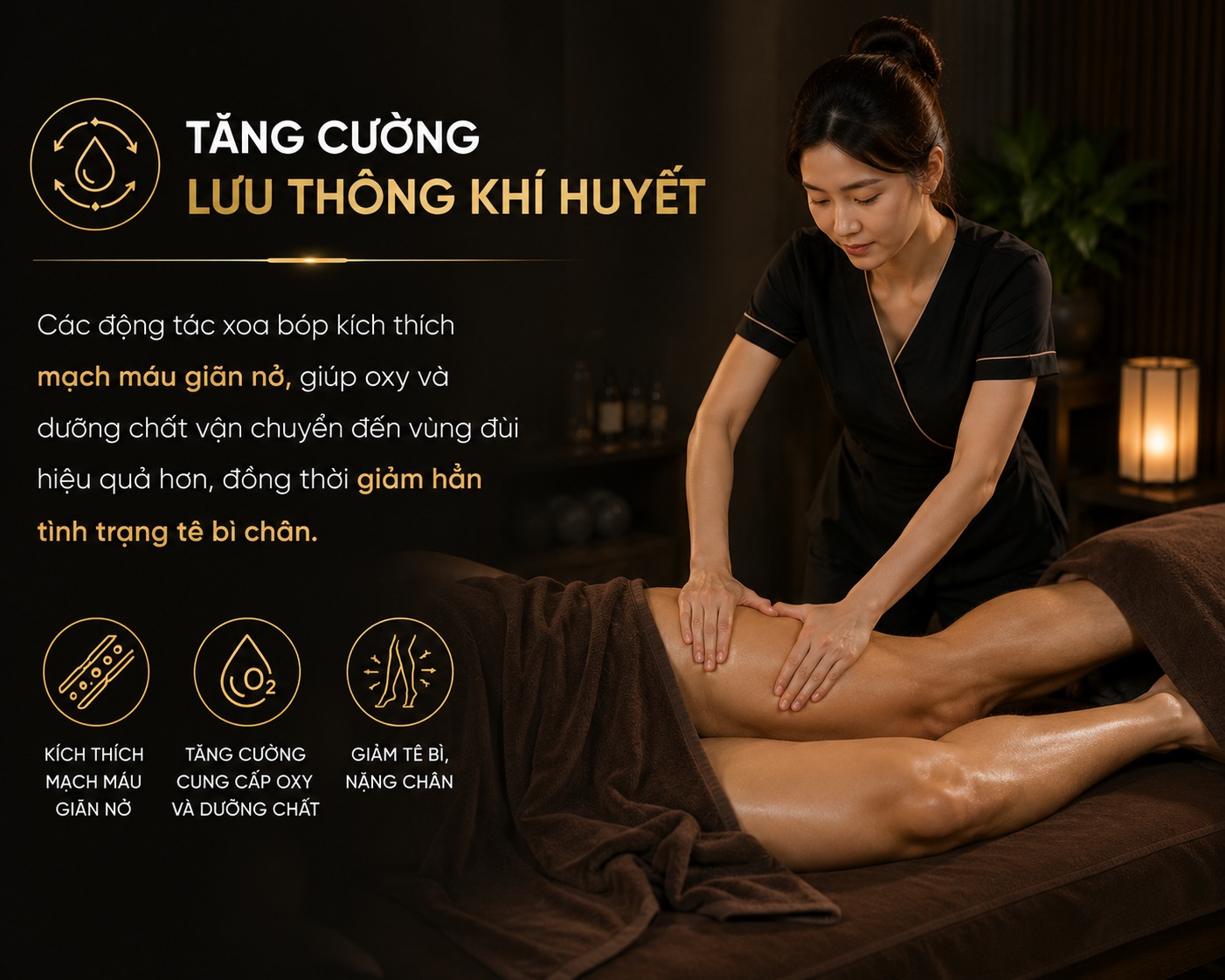 Massage đùi