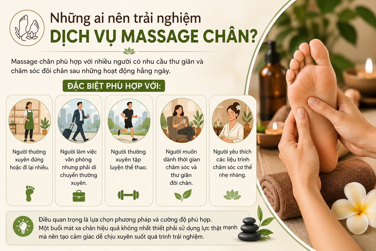 Những ai nên trải nghiệm dịch vụ massage chân?