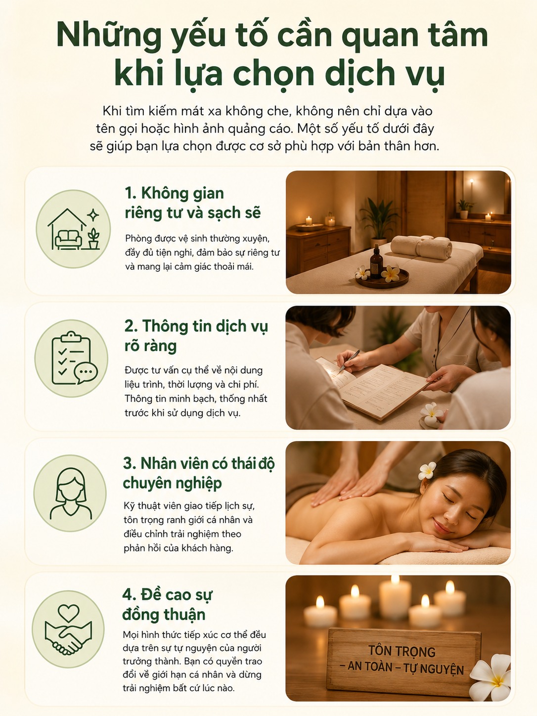 Những yếu tố cần quan tâm khi lựa chọn dịch vụ